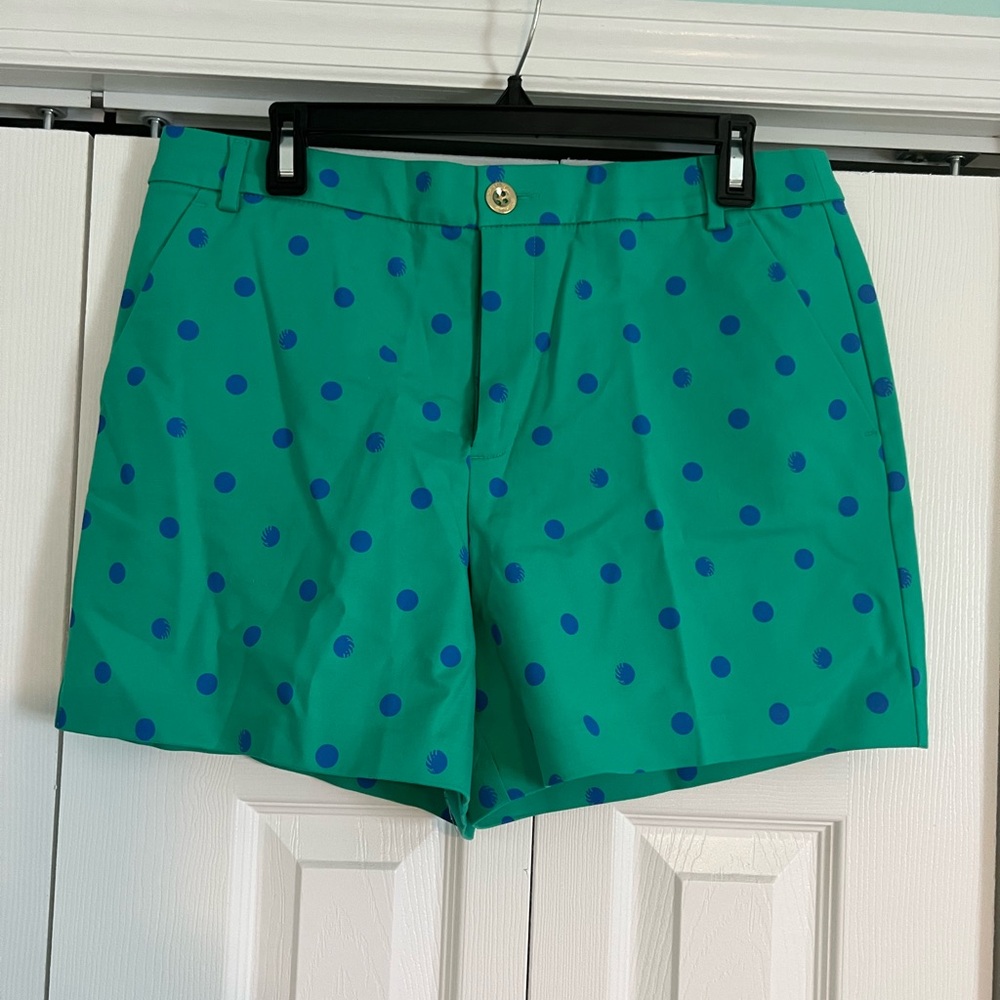 Lilly Pulitzer Green and Blue Bermuda Shorts